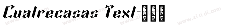 Cuatrecasas Text字体转换